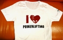 Футболка женская METAL белая I love powerlifting (XL)